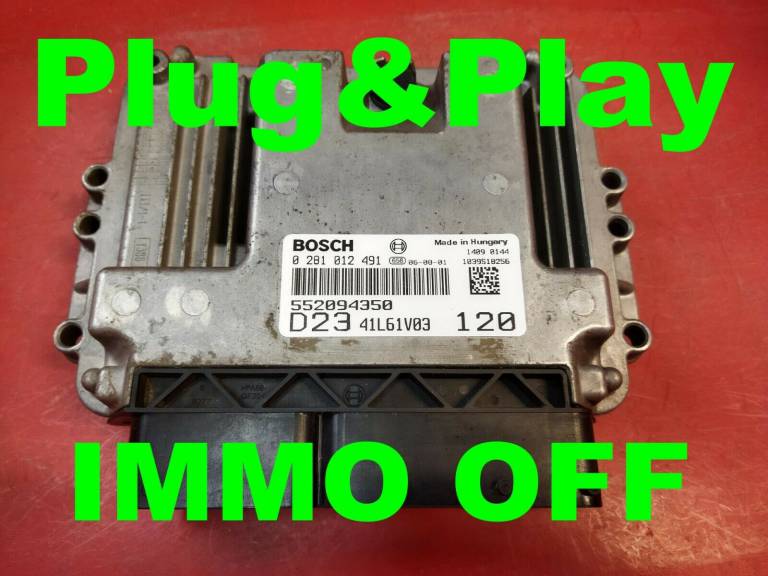 IMMO OFF Plug &Play Ducato Boxer Jumper 2.3 0281012491 - 552094350