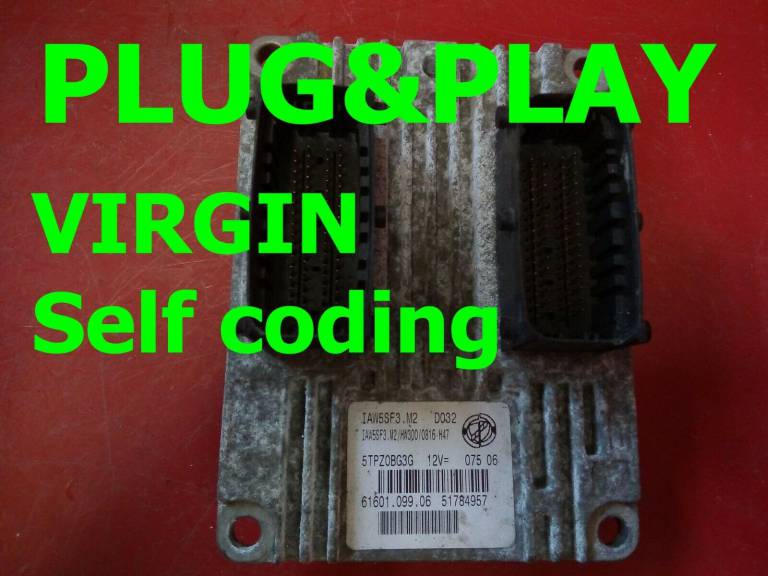 Plug &Play  VIRGIN Grande Punto 1.4 8V ECU IAW5SF3.M2 - 51784957