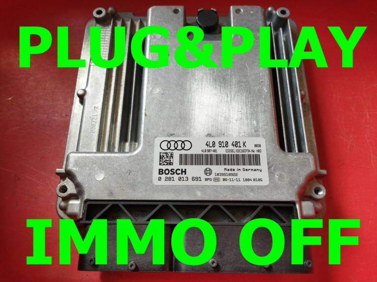 IMMO OFF / Plug&Play AUDI Q7 3.0TDI ECU 0281013691 - 4L0910401K