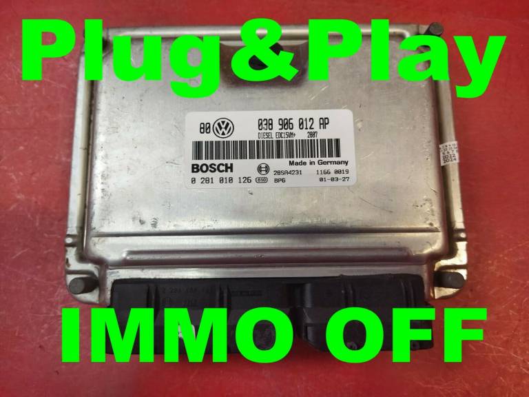 IMMO OFF  Plug &Play Golf IV BORA 1.9 ASV ECU 0281010126 - 038906012AP