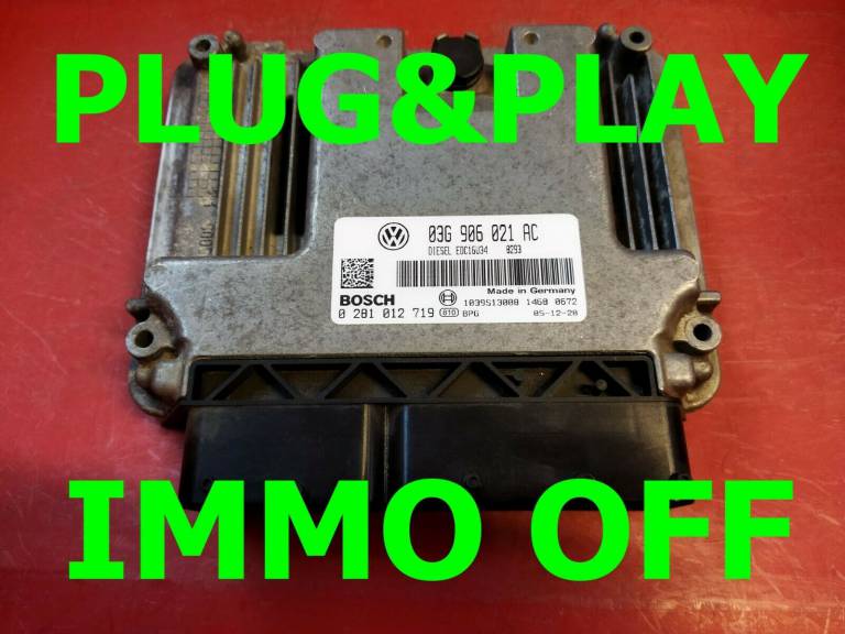 IMMO OFF  Plug&Play PASSAT B6 2.0TDI BMP 0281012719 - 03G906021AC