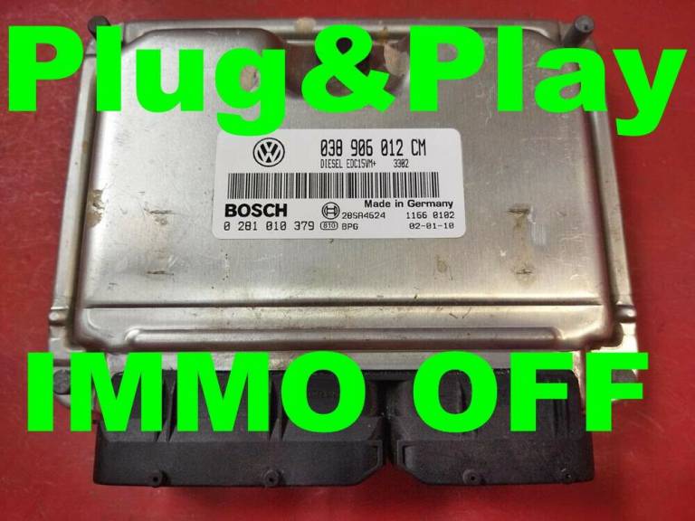 IMMO OFF Plug&Play VW LUPO 1.7 SDI ECU 0281010379 - 038906012CM
