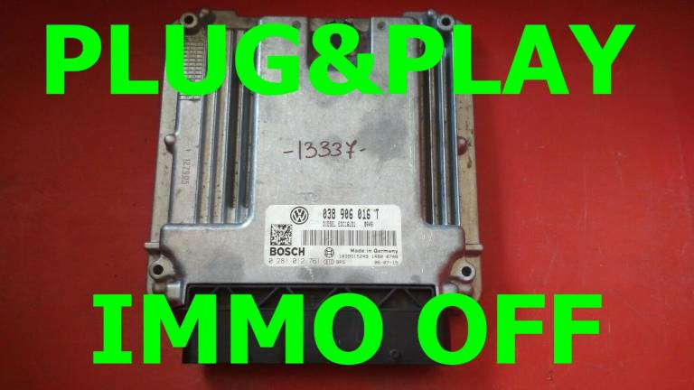 IMMO OFF  Plug&Play VW T5 1.9 TDI BRS 0281012761 - 038906016T