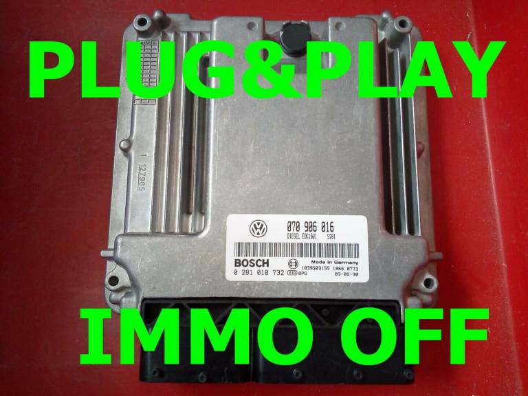 IMMO OFF  Plug&Play VW T5 2.5 TDI 070906016 - 0281010732