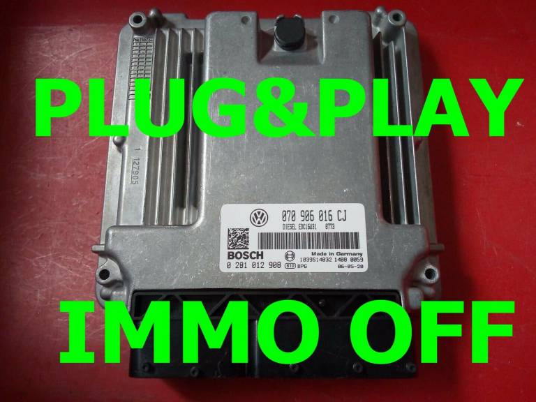 IMMO OFF  Plug&Play VW T5 2,5 TDI BPC 0281012908 - 070906016CJ