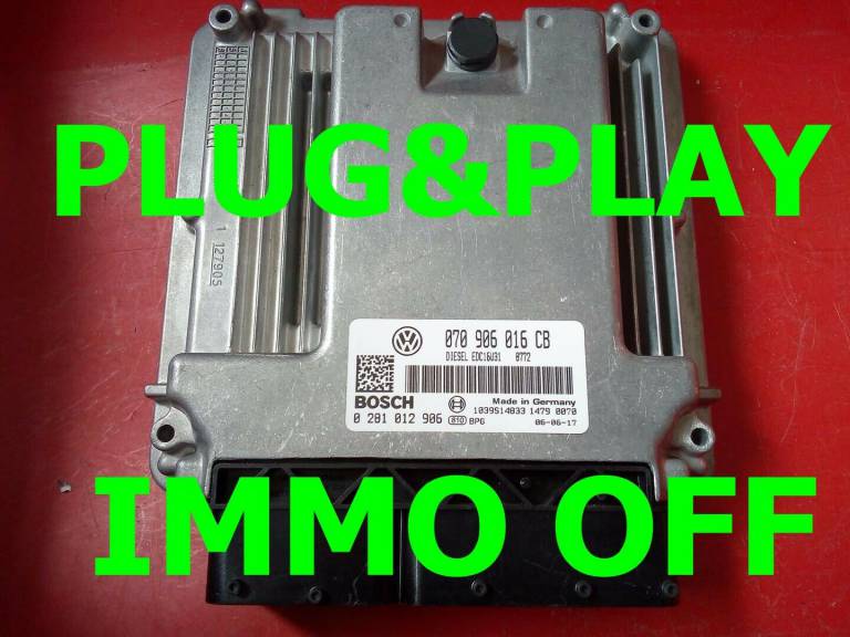 IMMO OFF  Plug&Play VW T5 2.5 TDI BPC 070906016CB - 0281012906