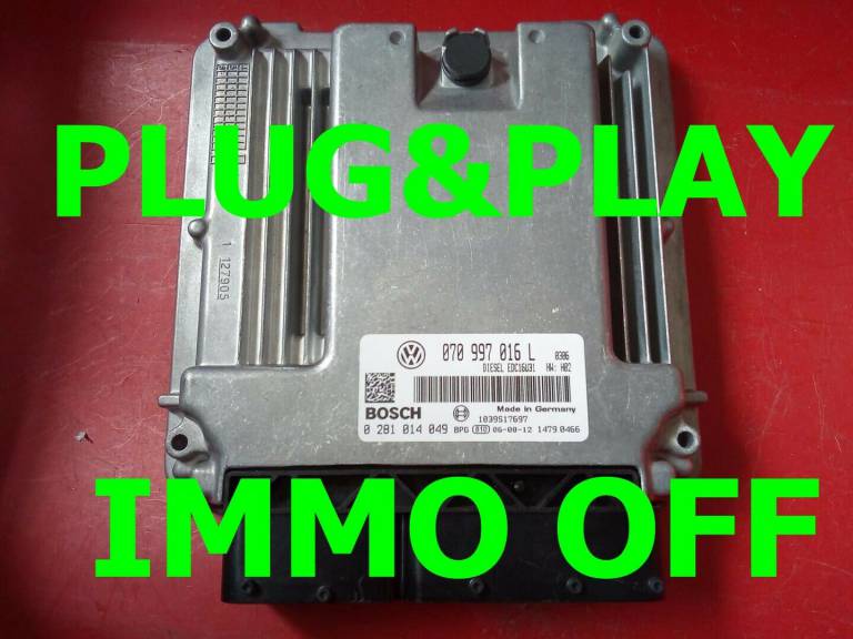 IMMO OFF Plug&Play VW T5 2,5 TDI BPC 070997016L - 0281014049