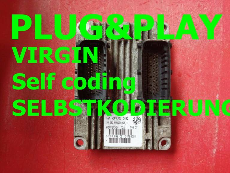 Plug &Play  VIRGIN FIAT Grande Punto 1.4 ECU 51798651 - IAW5SF3. M2