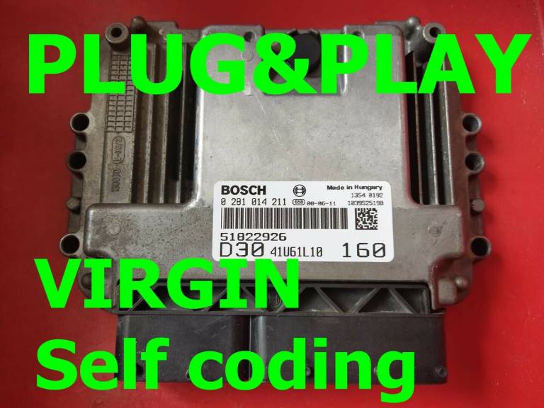 VIRGIN - PLUG&PLAY Ducato Boxer Jumper 3.0 ECU 0281014211 - 51822926