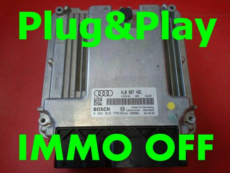 IMMO OFF / Plug&Play AUDI Q7 3.0TDI ECU 0281012772 - 4L0910401